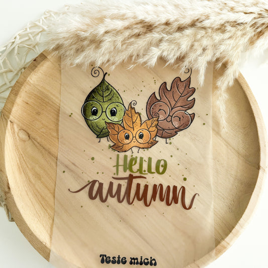Bügelbild - Hello autumn