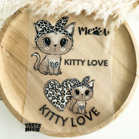 Bügelbild - Kitty Lover