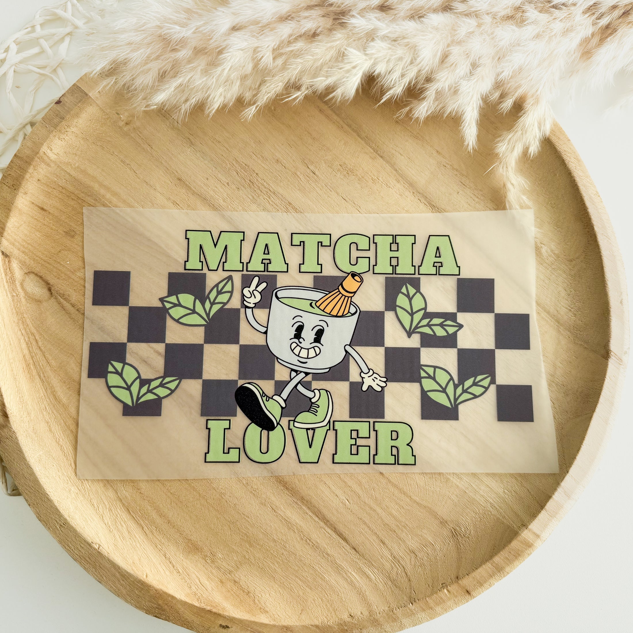 Bügelbild - Matcha lover