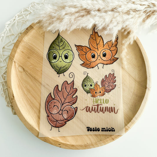 Bügelbild - Hello autumn (einzeln)