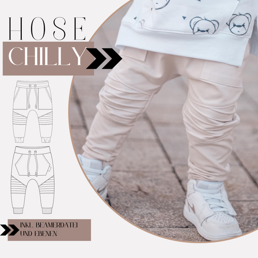 Hose CHILLY Gr. 56 - 104 inkl. Beamer Datei