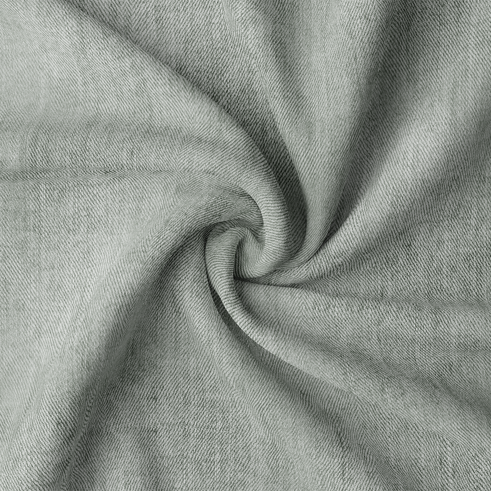 Bio French Terry - Denim washed green