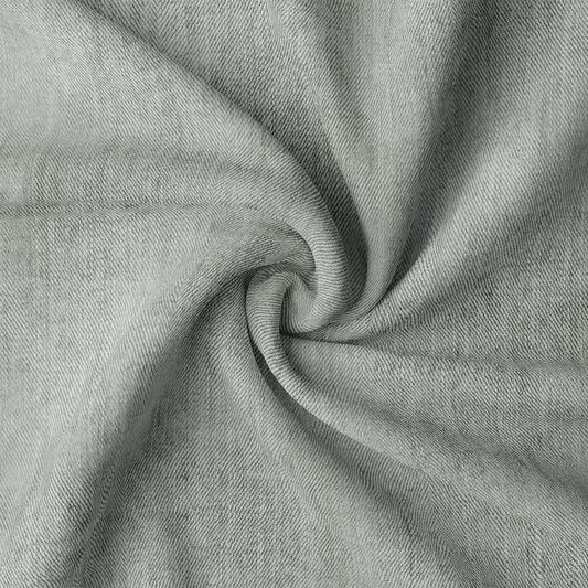 Bio French Terry - Denim washed green