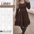 Bild in Galerie-Betrachter laden, Stufenkleid Libby 32-52 inkl. Beamer Datei
